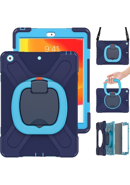 Wekity iPad Pro 9.7 Ekran Koruyuculu, Döner Standlı/kalemlik/omuz Askılı (Yurt Dışından)