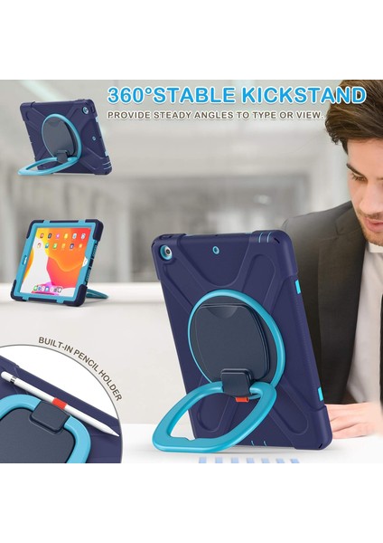 Wekity iPad Pro 9.7 Ekran Koruyuculu, Döner Standlı/kalemlik/omuz Askılı (Yurt Dışından) fiyatları