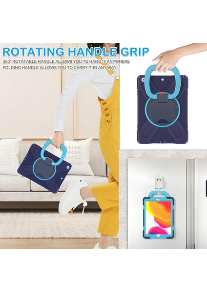 Wekity iPad Pro 9.7 Ekran Koruyuculu, Döner Standlı/kalemlik/omuz Askılı (Yurt Dışından) modelleri