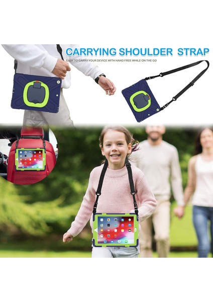 Wekity iPad Pro 9.7 Ekran Koruyuculu, Döner Standlı/kalemlik/omuz Askılı (Yurt Dışından) modelleri