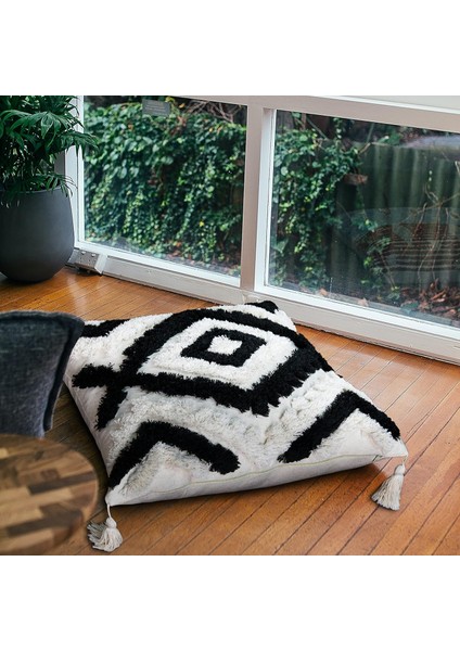 Boho Atma Yastık Kılıfı 18X18 Püsküllü, Dekoratif Yastık Kılıfı Kanepe Kanepe Yatak Odası Oturma Odası Için Dokuma Püsküllü Bohem Yastık Kılıfı (Yurt Dışından) fiyatları
