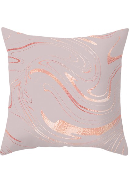 Yastık Kılıfları Akış Altın Eleman Baskı Şeftali Derisi Kadife Yastık Kılıfları 18 ×18 Inç Geometrik Kare Yastık Kılıfları Dekor Kanepe Kanepe Yatak Odası（geometri 7） (Yurt Dışından) fiyatları