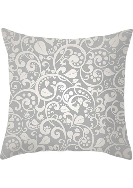 Yastık Kılıfları Akış Altın Element Baskı Şeftali Derisi Kadife Yastık Kılıfları 18 × 18 Inç Geometrik Kare Yastık Kılıfları Dekor Kanepe Kanepe Yatak Odası（geometri 13） (Yurt Dışından)