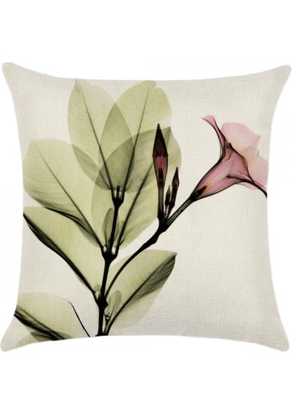 Atmak Yastık Kapakları 18X18 Inç 2 Adet Suluboya Desen Yastık Açık Veranda Bahçe Oturma Odası Kanepe Çiftlik Evi Dekor Için Kapakları (Çiçekler E) (Yurt Dışından)