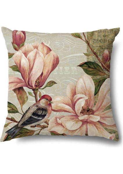 Dekoratif Kırlent Kapakları Bahar Çiçek Kuş Kelebek Yastık Kılıfları Yastık Kılıfları Çuval Toss 18 x 18 Inç, Oturma Odası, Kanepe ve Yatak Için 4'lü Set (Sinek Kuşu 2) (Yurt Dışından) modelleri