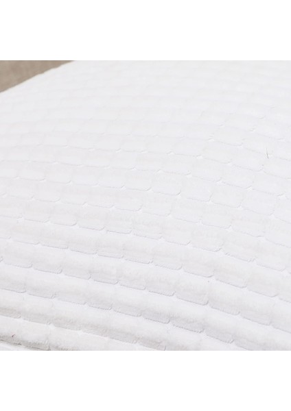 Şerit Süper Yumuşak Kadife ile Yastık Kılıfı, Parlak Beyaz Minder Kılıfları, 12X20 Inç, Kanepe Yatak Odası Kanepe Için Düz Renkli Yastık Kılıfı (Yurt Dışından) indirimleri