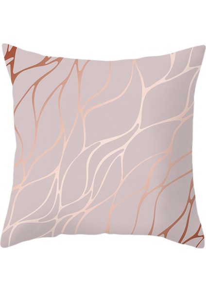 Yastık Kılıfları Akış Altın Element Baskı Şeftali Derisi Kadife Yastık Kılıfları 18 × 18 Inç Geometrik Kare Yastık Kılıfları Dekor Kanepe Kanepe Yatak Odası（geometri 18） (Yurt Dışından) fiyatları