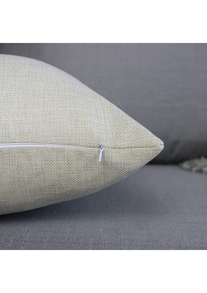 Yaz Atma Yastık Kılıfları Keten Dekoratif Ayçiçeği Yastık Kılıfı 18X18 Inç 2 Adet Kare Yastık Kılıfı Kanepe Kanepe Yatak Açık Havada (Ayçiçeği D) (Yurt Dışından)