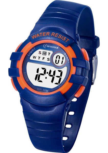 Çocuklar Kız Erkek Çocuklar Için Dijital Izle, Çocuk Saatleri Suya Dayanıklı Çok Fonksiyonlu Alarm / Kronometre Yumuşak Kayış Kol Saatleri Çocuklar Için Bebek Kız Erkek Yaşları 4-12 (Yurt Dışından)