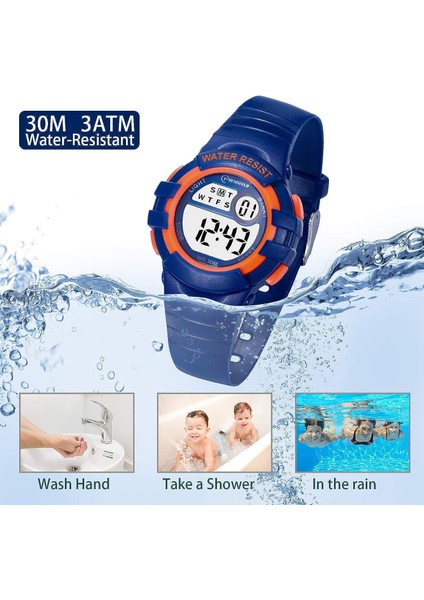Çocuklar Kız Erkek Çocuklar Için Dijital Izle, Çocuk Saatleri Suya Dayanıklı Çok Fonksiyonlu Alarm / Kronometre Yumuşak Kayış Kol Saatleri Çocuklar Için Bebek Kız Erkek Yaşları 4-12 (Yurt Dışından) fırsatları