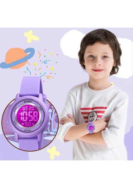 Çocuk Izle, Kız Erkek Çocuklar Için Dijital Spor Saatler, Işıklı Alarm Kronometre Çocuk Kol Saati ile Su Geçirmez Dış Mekan LED Saatler (Yurt Dışından) fırsatları
