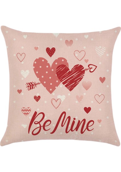 Sevgililer Günü Atma Yastık Kapakları 18 x 18 Inç 4 Pcs Sevgililer Günü Serisi Yastık Kapakları Fermuarlı Kare Yastık Kılıfı (Love G) (Yurt Dışından) modelleri