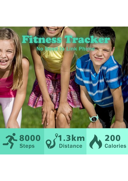 Çocuk Saati, Erkek Kız Çocuklar Için Dijital Saat, Fitness Takipçili Spor Saat, Çalar Saat, Kronometre, Uygulamasız ve Su Geçirmez, 5-12 Yaş Arası Çocuklara Yönelik Saat (Yurt Dışından)