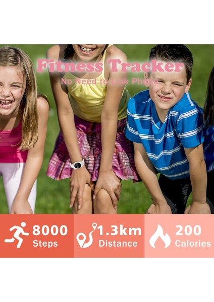 Çocuk Saati, Erkek Kız Çocuklar Için Dijital Saat, Fitness Takipçili Spor Saat, Çalar Saat, Kronometre, Uygulamasız ve Su Geçirmez, 5-12 Yaş Arası Çocuklara Yönelik Saat (Yurt Dışından)