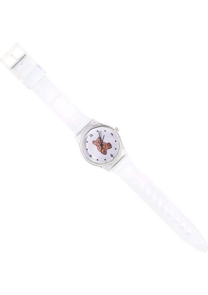 Izle Genç GIRLSU2019 Kuvars Saatler Süper Yumuşak Reçine Watch Band Öğrenci Bulutsusu Yüzlü Analog Kol Saati (Yurt Dışından)