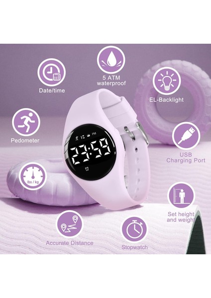Çocuk Saati, Erkek Kız Çocuklar Için Dijital Saat, Fitness Takipçili Spor Saat, Çalar Saat, Kronometre, Uygulamasız ve Su Geçirmez, 5-12 Yaş Arası Çocuklara Yönelik Saat (Yurt Dışından) fırsatları