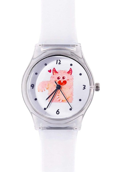 Izle Genç GIRLSU2019 Kuvars Saatler Süper Yumuşak Reçine Watch Band Öğrenci Bulutsusu Yüzlü Analog Kol Saati (Yurt Dışından)