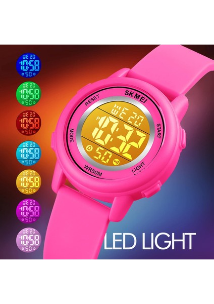Çocuk Izle, Kız Erkek Çocuklar Için Dijital Spor Saatler, Işıklı Alarm Kronometre Çocuk Kol Saati ile Su Geçirmez Dış Mekan LED Saatler (Yurt Dışından) modelleri