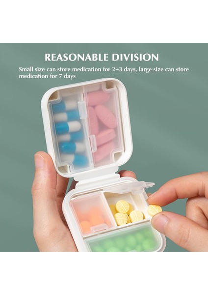 Taşınabilir Seyahat Hap Organizatör Tıp Organizatör Tablet Hap Kutusu Cep Çanta Günlük Hap Için (Yurt Dışından) modelleri
