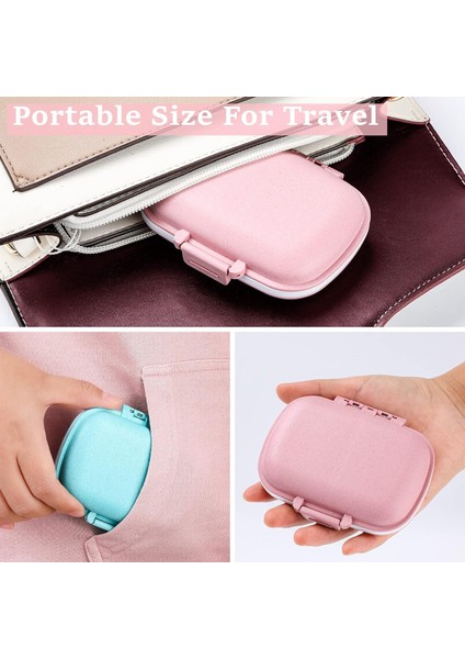 2 Paket 8 Bölme Seyahat Hap Saklama Kutusu Nem Geçirmez Küçük Hap Kutusu Cep Çanta Için Günlük Hap Kutusu Taşınabilir Ilaç Vitamin Tutucu Konteyner (Yurt Dışından) fırsatları