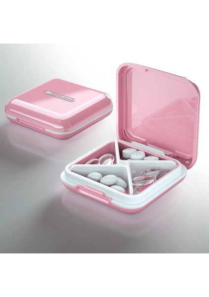 Küçük Hap Kutusu, Su Geçirmez Taşınabilir Günlük Küçük Hap Kutusu Çantalar Için Cep Vitaminler, Balık Yağları, Takviyeler, Ilaçlar Için Kompakt Seyahat Ilaç Tutucu Pembe (Yurt Dışından) modelleri
