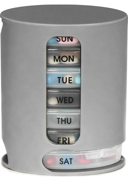 Pill Pro - Haftalık Hap Organizatörü, Haftalık Am Pm Hap Kutusu Günde 4 Kez, Büyük Kapasiteli 7 Günlük Hap Kutuları Vitamin Balık Yağı Takviyeleri (Yurt Dışından)