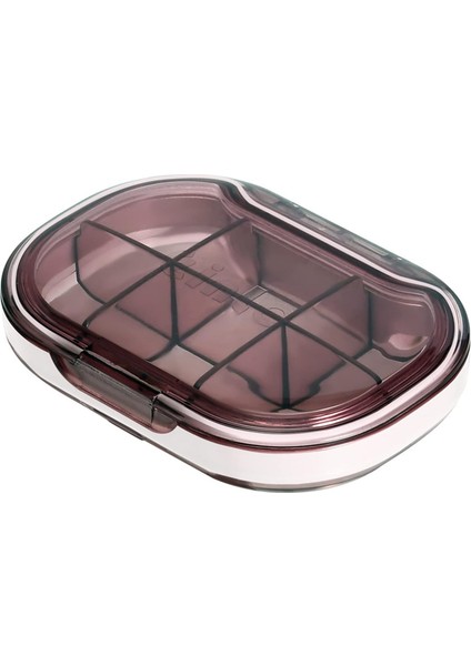 Depolama Seyahat Kutusu Taşınabilir Mini Ilaç Hap Saklama Kutusu Tabletler Için Plastik Hap Konteyner Vaka Küçük Pillbox Organizatör Şişe 4/6 Izgaralar (Boyut: 6 Izgaralar Pembe) (Yurt Dışından)