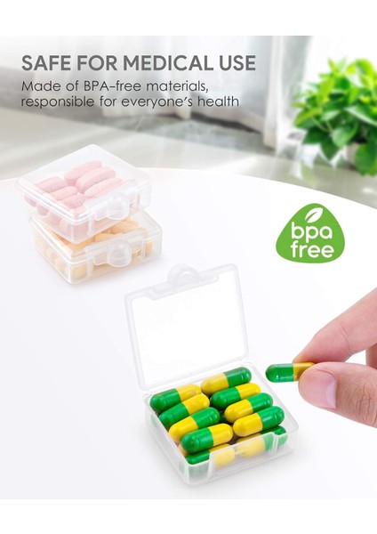 Küçük Cep Hap Kutusu (3 Paket), Çanta Seyahati Için Taşınabilir Günlük Tek Hap Kutusu Düzenleyici, Haplar Için Mini Hap Kabı Vitamin Balık Yağı Takviyeleri (Beyaz) (Yurt Dışından) fırsatları