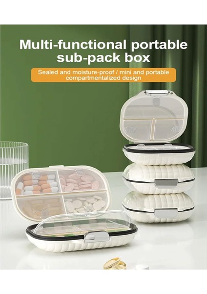 Çok Fonksiyonlu Hap Kutusu Taşınabilir 3 Bölmeli Ilaç Kutusu Ev Için Su Geçirmez Hap Tutucu Hap Kabı (Küçük, 2 Pc) (Yurt Dışından) fiyatları