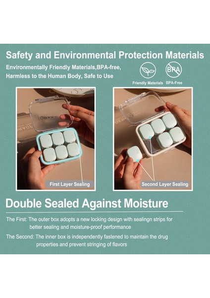 Kombine Hap Kutusu, 10 Bölmeli Taşınabilir Vitamin Kutusu, Seyahat Kutusu Tutmak Için Günlük Hap Kutusu, Morina Karaciğeri Yağı (Yeşil) (Yurt Dışından) modelleri