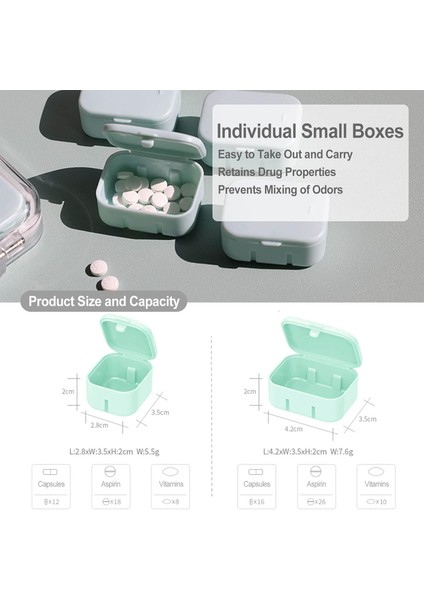 Kombine Hap Kutusu, 10 Bölmeli Taşınabilir Vitamin Kutusu, Seyahat Kutusu Tutmak Için Günlük Hap Kutusu, Morina Karaciğeri Yağı (Yeşil) (Yurt Dışından) fırsatları