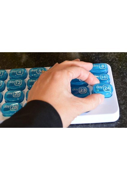 31 Günlük Aylık Hap Saklama Kapsülleri - 2'li Paket (Yurt Dışından) indirimleri