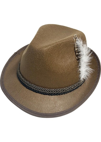 Erkekler Için Fötr Şapkalar Kış Rahat Derby Melon Şapkaları Seyahat Plaj Dış Mekan Kahverengi (Yurt Dışından) modelleri