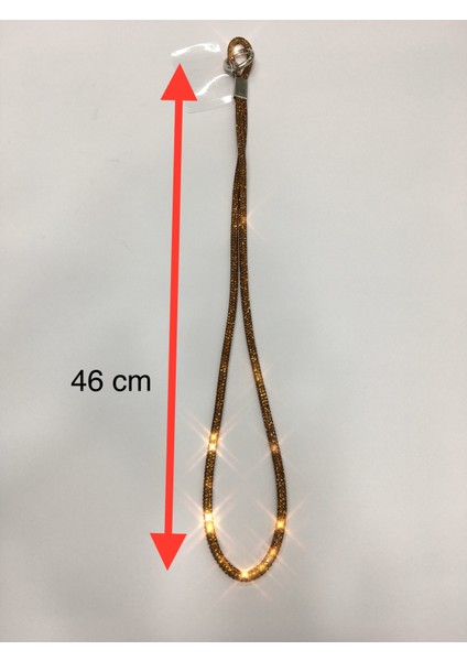 Taşlı Telefon Askısı Boyun Askısı 46 cm fiyatları