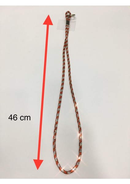 Taşlı Telefon Askısı Boyun Askısı 46 cm fiyatları