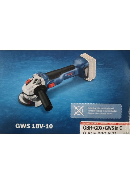 Profesyonel Set: Akülü Kırıcı-Delici Gbh 18V-26 + Akülü Darbeli Vidalama/somun Sıkma Makinesi Gdx 18V-200 + Akülü Avuç Taşlama Makinesi Gws 18V-10 + 2 x 5.0 Ah Akü Çanta Içinde