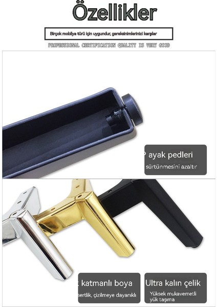 Hafif Lüks Metal Kanepe Ayakları Masa Ayakları Mobilya Donanım Aksesuarları (Yurt Dışından) modelleri