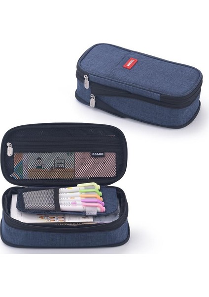 Macaron Renk Bloklu Dönüştürülebilir Büyük Kapasiteli Kalem Kutusu ve Kırtasiye Kutusu (Yurt Dışından)