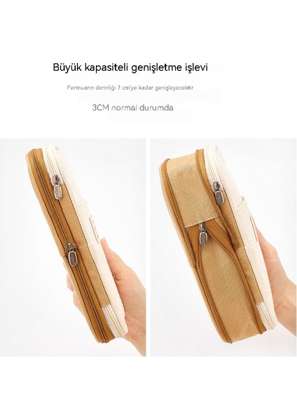 Macaron Renk Bloklu Dönüştürülebilir Büyük Kapasiteli Kalem Kutusu ve Kırtasiye Kutusu (Yurt Dışından) fırsatları