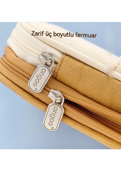 Macaron Renk Bloklu Dönüştürülebilir Büyük Kapasiteli Kalem Kutusu ve Kırtasiye Kutusu (Yurt Dışından) indirimleri