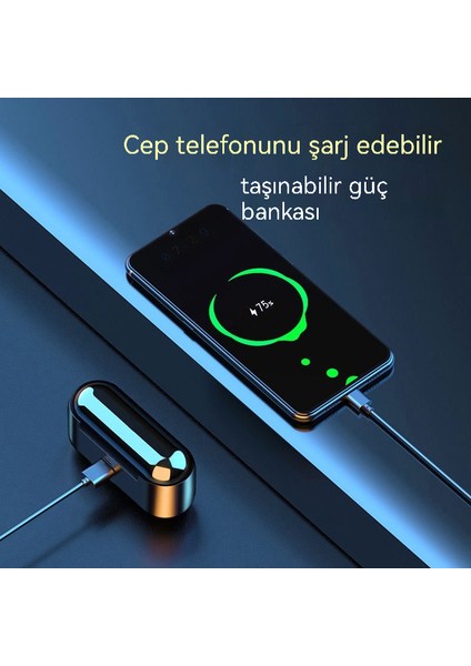 Parmak Izi Mini Spor Bluetooth Kulaklık (Yurt Dışından)