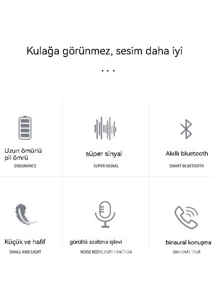 E7S Bluetooth Kulaklık (Yurt Dışından)