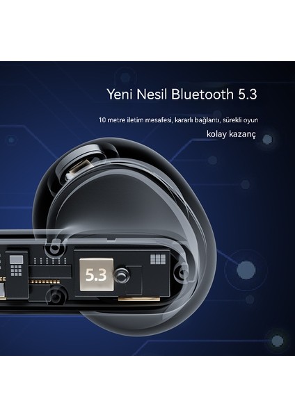 Yeni Tws-T8 Gerçek Kablosuz 5,3 Ultra Uzun Pil Ömrü Çift Kulaklı Spor Bluetooth Kulaklık (Yurt Dışından)