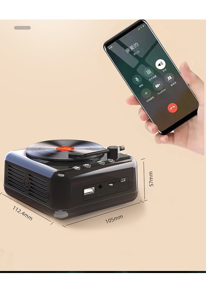 Yeni Retro Bluetooth Küçük Hoparlör (Yurt Dışından)