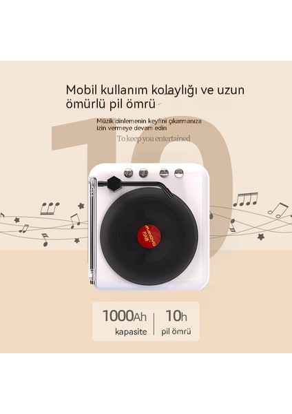 Yeni Retro Bluetooth Küçük Hoparlör (Yurt Dışından)