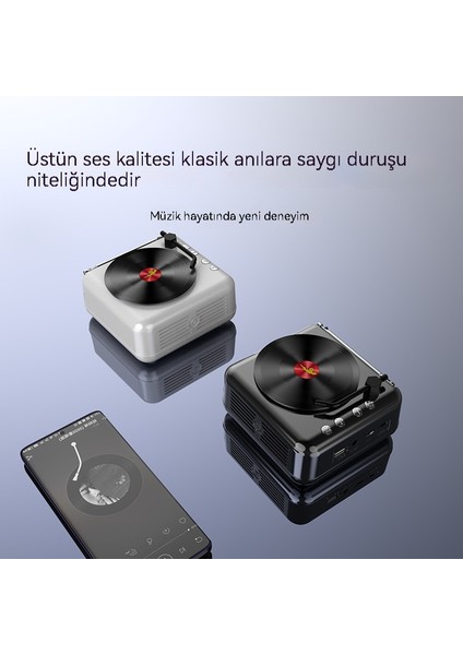 Yeni Retro Bluetooth Küçük Hoparlör (Yurt Dışından)