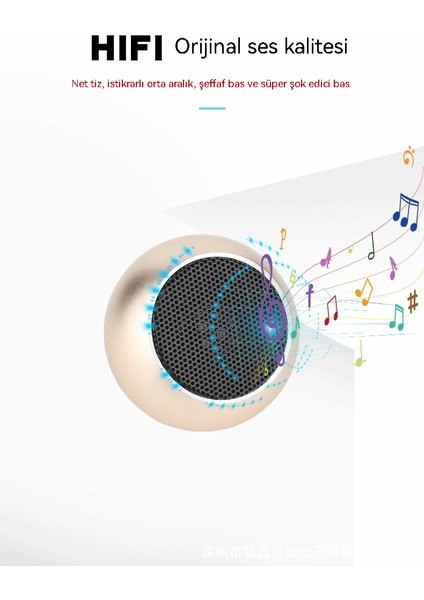 Taşınabilir Takılabilir Kartlı Bluetooth Hoparlör (Yurt Dışından)