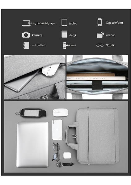 Büyük Kapasiteli Hava Yastığı Laptop Çantası (Yurt Dışından) modelleri
