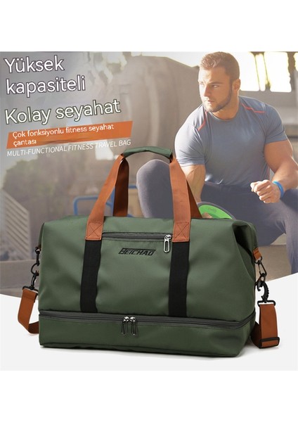 Büyük Kapasiteli, Hafif, Kuru ve Islak Ayırmalı Omuz Çantası (Yurt Dışından)