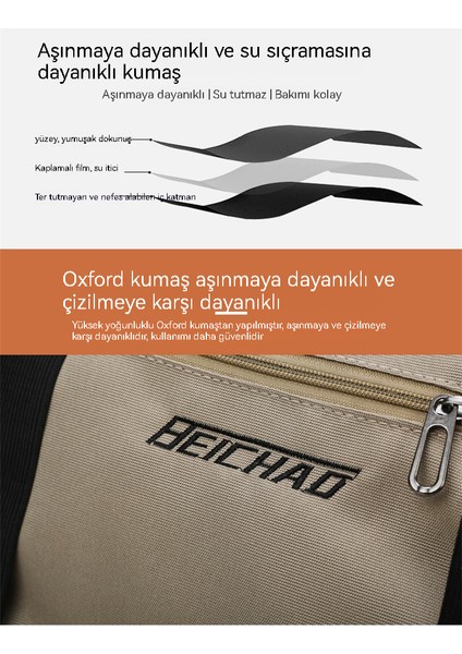 Büyük Kapasiteli, Hafif, Kuru ve Islak Ayırmalı Omuz Çantası (Yurt Dışından)